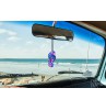 Tenna Tops Flip Flop Sandal Car Antenna Topper / Cute Dashboard Accessory (Hawaiian Purple)